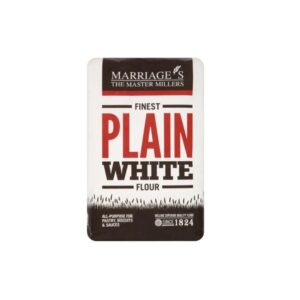 Plain white flour