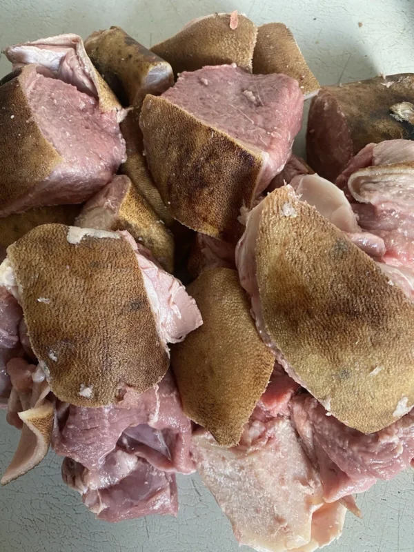 Skinned Goat Meat